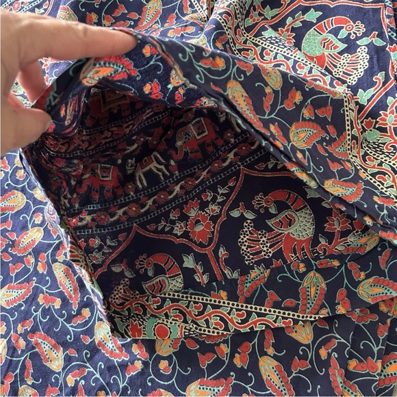 Bohemian Hippie Queen Duvet Ethnic Comforter Doona Set with Shams World Market - Picture 6 of 6